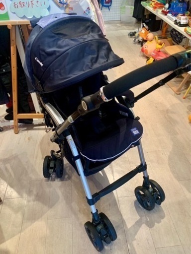 ■店頭引取限定■美品☆コンビ　新生児対応ベビーカー　ネムリエオート４キャス♪