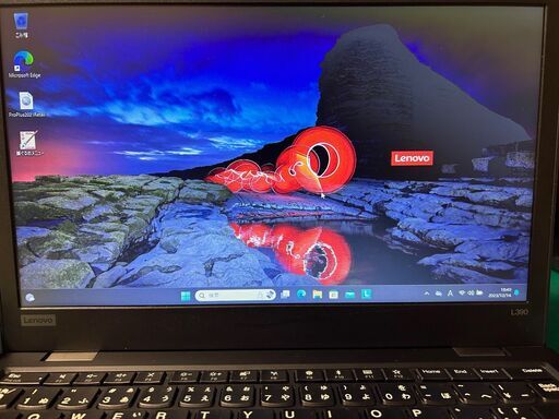 美品PC　爆速　点検済　コンパクトで使いやすい　office2021付　windows11　Lenovo ThinkPad L390 Core i5-1.6GHz(8265U)/256GB/13.3/筆ぐるめ最新版付