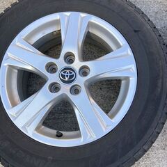 スタッドレスタイヤ　215／65R16 ホイール16インチ（ヴェルファイアにインチダウンで使用、夏：225／60R17）トヨタ純正アルミホイール4本セット