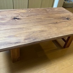 木の机　木製テーブル　100(横)×60(縦)×40(高さ)
