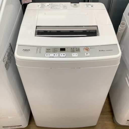 AQUA 全自動洗濯機 2019年製 AQW-S60H 【トレファク東大阪店】
