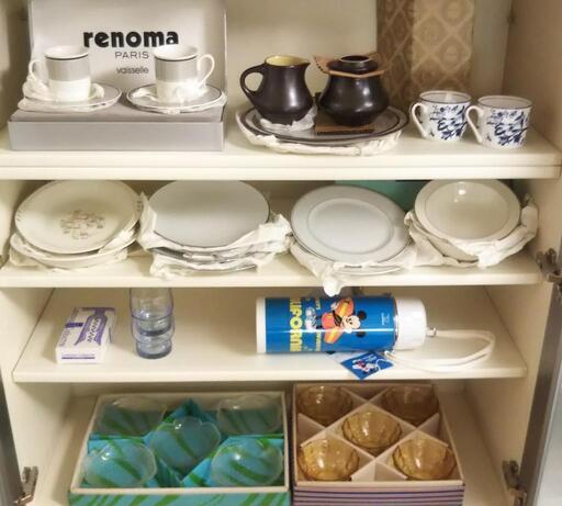 新品 洋食器 ノリタケ タチキチ renoma 来客用 コーヒー カップ ソーサー ボウル ガラス デザート プレート Noritake TACHIKICHI カメイガラス 揃い物 一式 まとめて その2