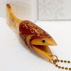 アメリカ🇺🇸グランドキャニオン土産🎣魚のキーホルダー／木製✨未使...