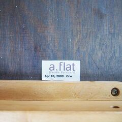 a.flat 木製 ダイニングテーブル 幅800 奥行800 高さ720mm (DA37)