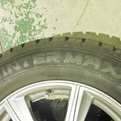 ｸﾗｳﾝ ﾏｰｸX等 ｽﾀｯﾄﾞﾚｽﾀｲﾔ付 215/60R16 ｱﾙﾐ4本ｾｯﾄ 16×6.5J+39 114.3 ﾀﾞﾝﾛｯﾌﾟ 2017年製