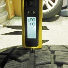 ｸﾗｳﾝ ﾏｰｸX等 ｽﾀｯﾄﾞﾚｽﾀｲﾔ付 215/60R16 ｱﾙﾐ4本ｾｯﾄ 16×6.5J+39 114.3 ﾀﾞﾝﾛｯﾌﾟ 2017年製