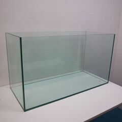 未使用 美品 ガラス水槽 幅90 奥行40 高さ50.5 厚み1cm (IA25)