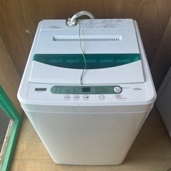 ヤマダセレクト　4.5kg 洗濯機　風乾燥付き