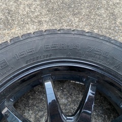 スタッドレスタイヤ 155/65R14 タントカスタム