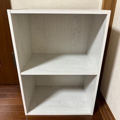 白いカラーBOX 美品　