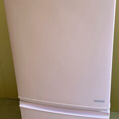 2015年製 シャープノンフロン冷凍冷蔵庫 SJ-C14B-P
