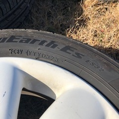 スズキ　ラパン　HE22S 純正　ホワイト　新品同様2023年製　ヨコハマタイヤ