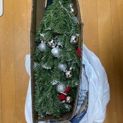 クリスマスツリー120cm 飾りライト付き