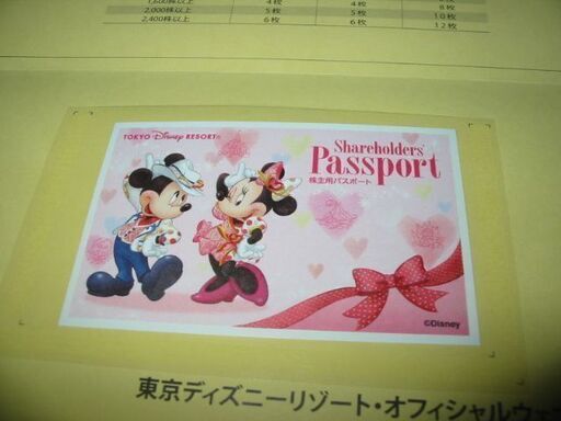 タイトル：東京ディズニーリゾート 入場券期限2024.1.31 1枚+  