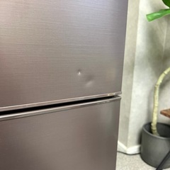 ☑︎ご成約済み🤝 SHARP 大きめの2ドア冷蔵庫✨ 大人ブラウン☕️
