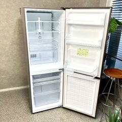 ☑︎ご成約済み🤝 SHARP 大きめの2ドア冷蔵庫✨ 大人ブラウン☕️