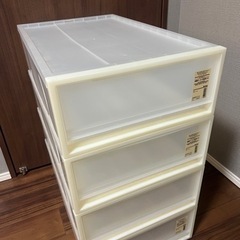 受け渡し予定決まりました　無印良品　衣装ケース　4つ