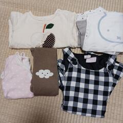 95サイズ　女の子服　冬物まとめて　200円　ミッフィー腹巻パジャマ