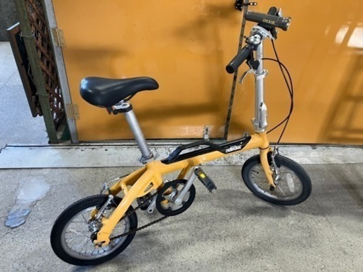 折畳自転車　OUTRUNK 黄色　名古屋発