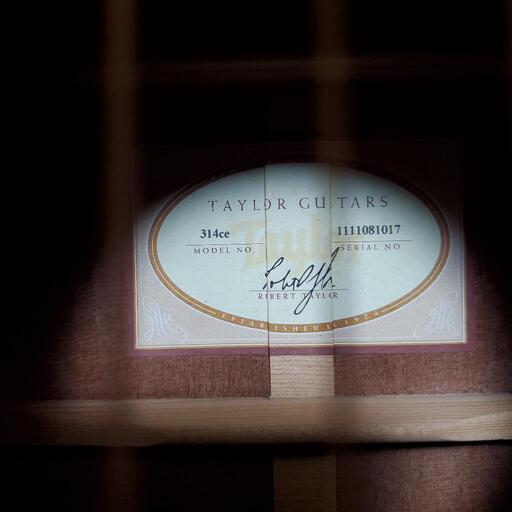 テイラー アコギ314ce ES1 Bランク ギグバッグつき