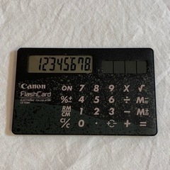 キヤノン CANON ソーラー電卓　LS-709H カードサイズ