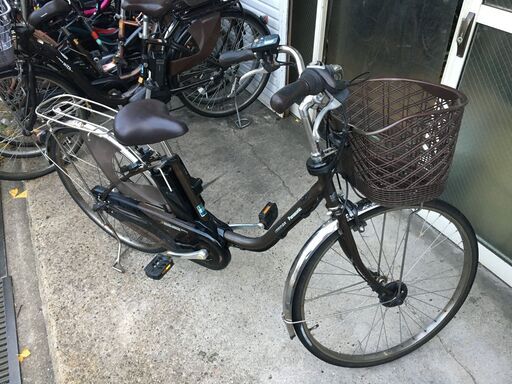 地域限定送料無料 ビビ DX 8,9AH 子供乗せ 黄緑 神戸市 電動自転車