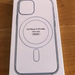 iPhone15pro maxクリアケース　MagSafe対応　新品