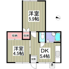 ❤️🦉年末応援セール！『初期費用8万円(税込)』前家賃もコミコミ！🐬駐車場3300円⭐️K&M不動産🦉❤️ − 栃木県