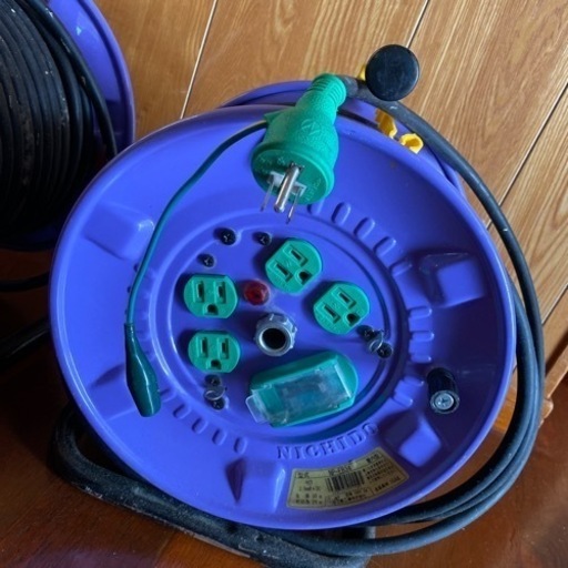 漏電ブレーカー付き電工ドラム30m