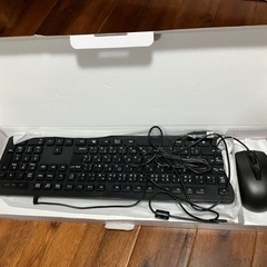 新品　パソコン　キーボード　マウス　セット　有線　テンキー付き