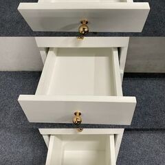 Francfranc/フランフラン エルドラド コスメデスク+リボンチェア+ハリウッドミラー 中古家具 店頭引取歓迎 R7814