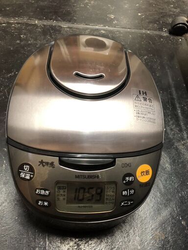 ☆中古￥6,000！MITSUBISHI　5合IH炊飯ジャー　家電　NJ-NH105-S型　2015年製　【BK329】