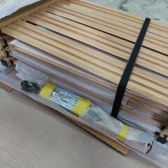 140t 未使用品 ALMAX アルマックス オレフェンス アルミ たためる フェンス 幅120×高さ180 (木目調 ナチュラルブラウン) 目隠し OF-1218NB  y121502t 