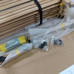 141t 未使用品 ALMAX アルマックス オレフェンス アルミ たためる フェンス 幅120×高さ180 (木目調 ナチュラルブラウン) 目隠し OF-1218NB y121503t