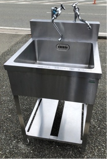 ⭐︎中古品　1槽シンク　600×600×900mm  厨房用品⭐︎