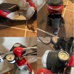 バッテリー落ちてます　バイク　原付