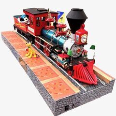 アシェット 週刊ディズニートレインをつくる 1/18 C.K.ホリデー DISNEY 