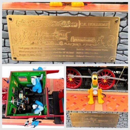 アシェット 週刊ディズニートレインをつくる 1/18 C.K.ホリデー DISNEY