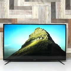 即日受渡❣️43型4K対応液晶TV Wチューナー搭載23500円