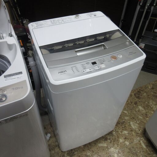 AQUA/アクア 全自動洗濯機 AQW-S4M 2022年製 4.5kg 家電 配送可
