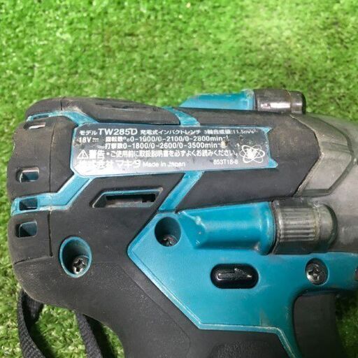 マキタ TW285DZ 充電式インパクトレンチ 本体のみ【市川行徳店】【店頭取引限定】【中古】管理番号：IT3J8GIACIWZ Amazon | マキタ インパクトレンチTW285DZ(18V) トルク260Nm ナット