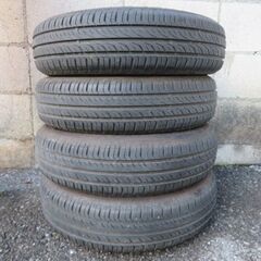 ノーマルタイヤ 145/80R13 75T バリ溝9分山　4本　...