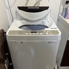 シャープ洗濯機ES-GE6D-T 6kg