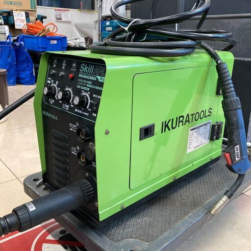 【中古】【動作OK】【店頭引取限定】IKURATOOLS 育良精機 半自動溶接機 スキルアークプロ ISK-SA160W 77,000円（税込）