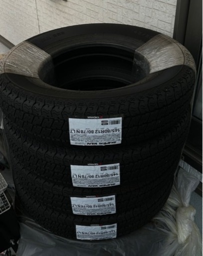 新品　未使用　YOKOHAMA ヨコハマ SUPER VAN スーパーバン Y356 145/80R12 80/78N サマータイヤ LT バン