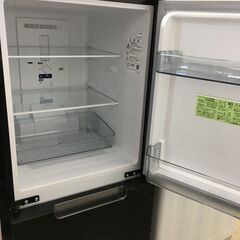 新生活応援！ 価格見直しました！  SHARP シャープ 冷蔵庫 SJ-GD15H 2022年製 高年式 冷蔵庫 プラズマクラスター  両開き 2ドア (つけかえどっちもドア) ピュアブラック クリーニング済 新生活　一人暮らし 堺市 石津【ジャングルジャングルサカイ石津店】