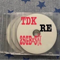 TDK Blu-ray Disc RE 25GB 3枚セット