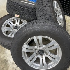 トヨタプラド用ブリザックスタッドレス、ホイールセット