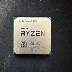 AMD　ryzen５　3600　箱無し