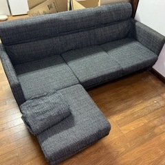 受け渡し予定。スタイル自由！３人がけカウチソファ （洗えるカバー）3WAY